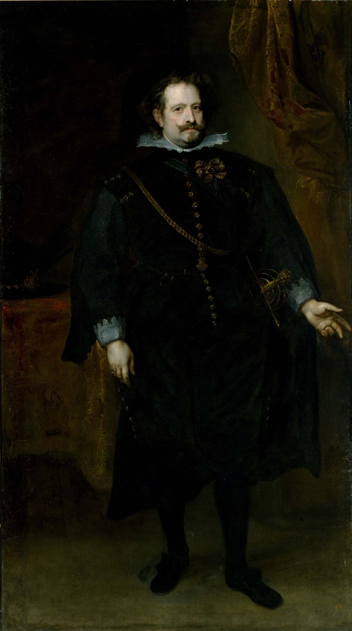 Diego Felipe de Guzmán, markiz Leganés, ok. 1634 autorstwa Anthony van Dyck
