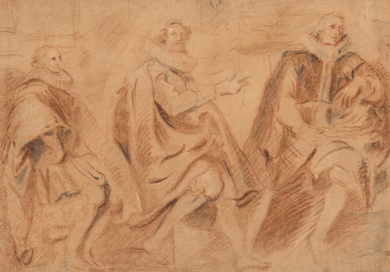 Trzech brukselskich radnych autorstwa Anthony van Dyck