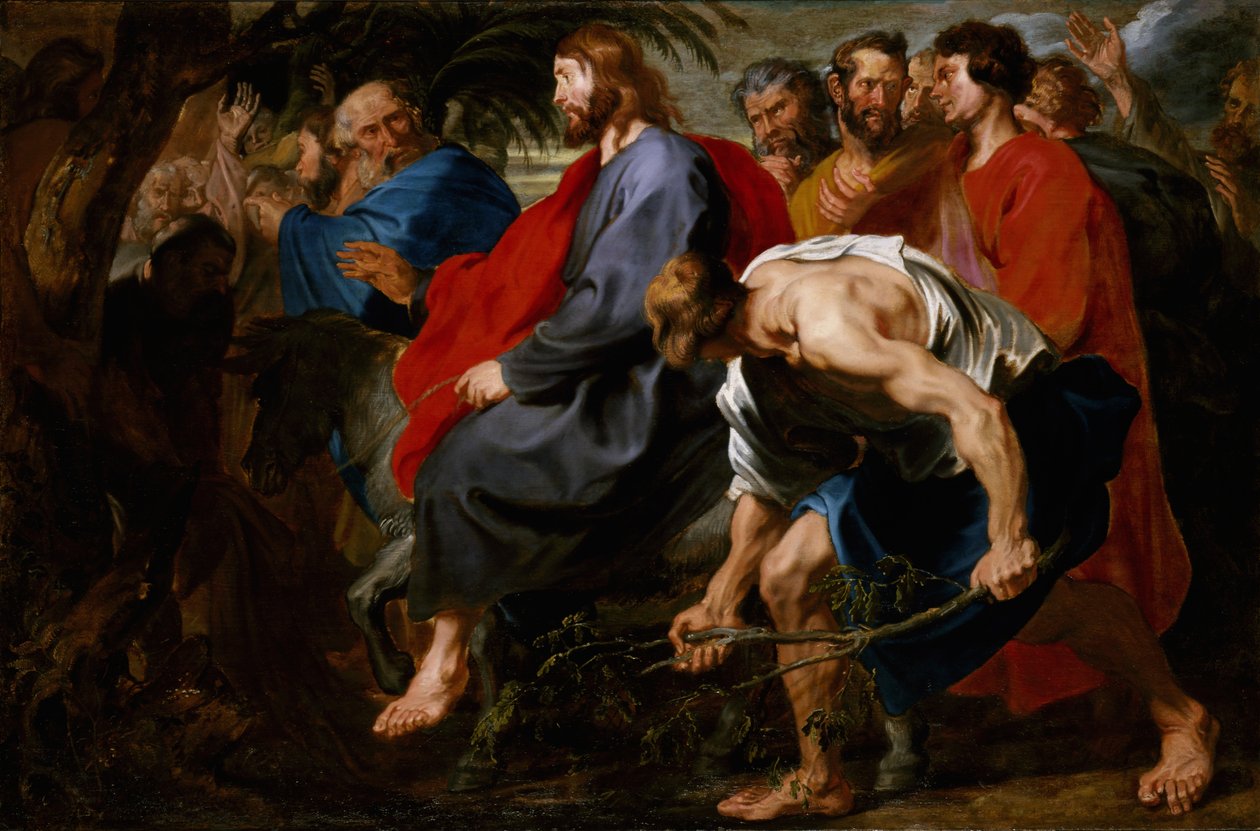 Wjazd Chrystusa do Jerozolimy, ok. 1617 r. (olej na płótnie) autorstwa Anthony van Dyck