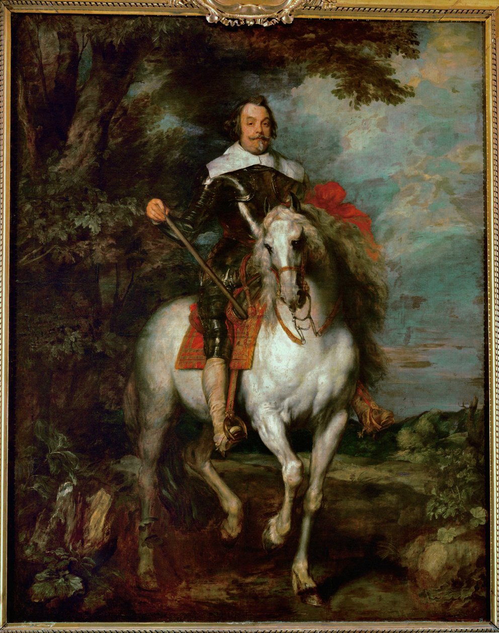 Francisco de Moncada, hrabia Ossuny, ambasador i dowódca wojsk hiszpańskich w Niderlandach ... autorstwa Anthony van Dyck