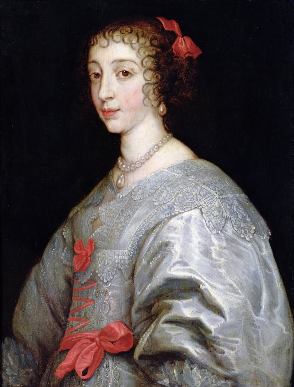 Henrietta-Maria Francji (1609-69) autorstwa Anthony van Dyck