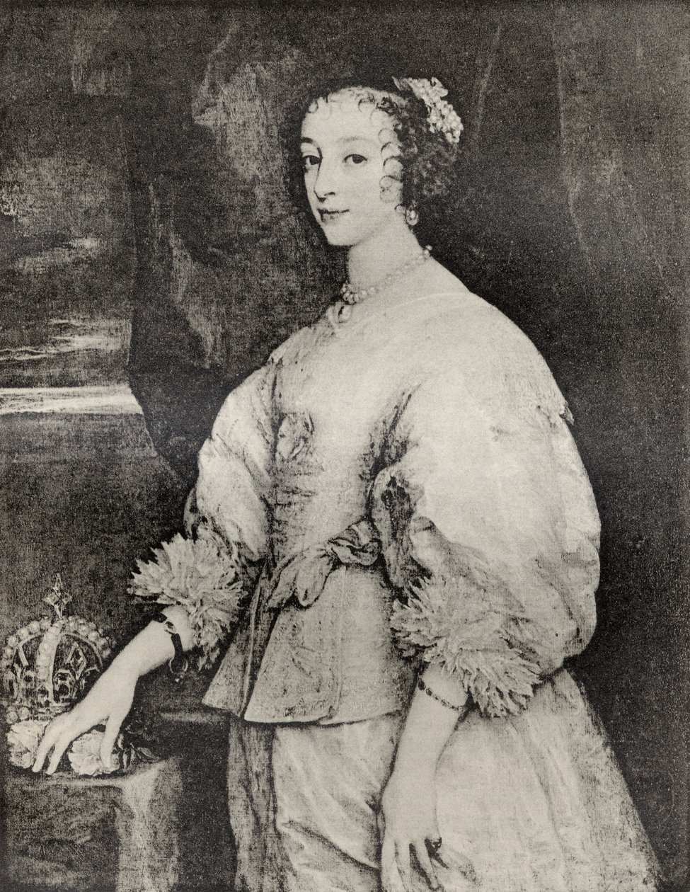 Henrietta Maria, z „Memoires de Charles de Batz-Castelmore Comte d