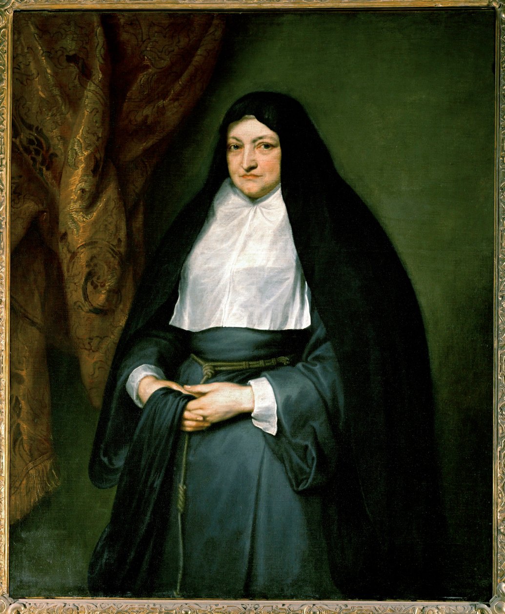 Infantka Izabela Klara Eugenia, regentka Niderlandów Hiszpańskich, żona Erzherzoga Albrechta ... autorstwa Anthony van Dyck