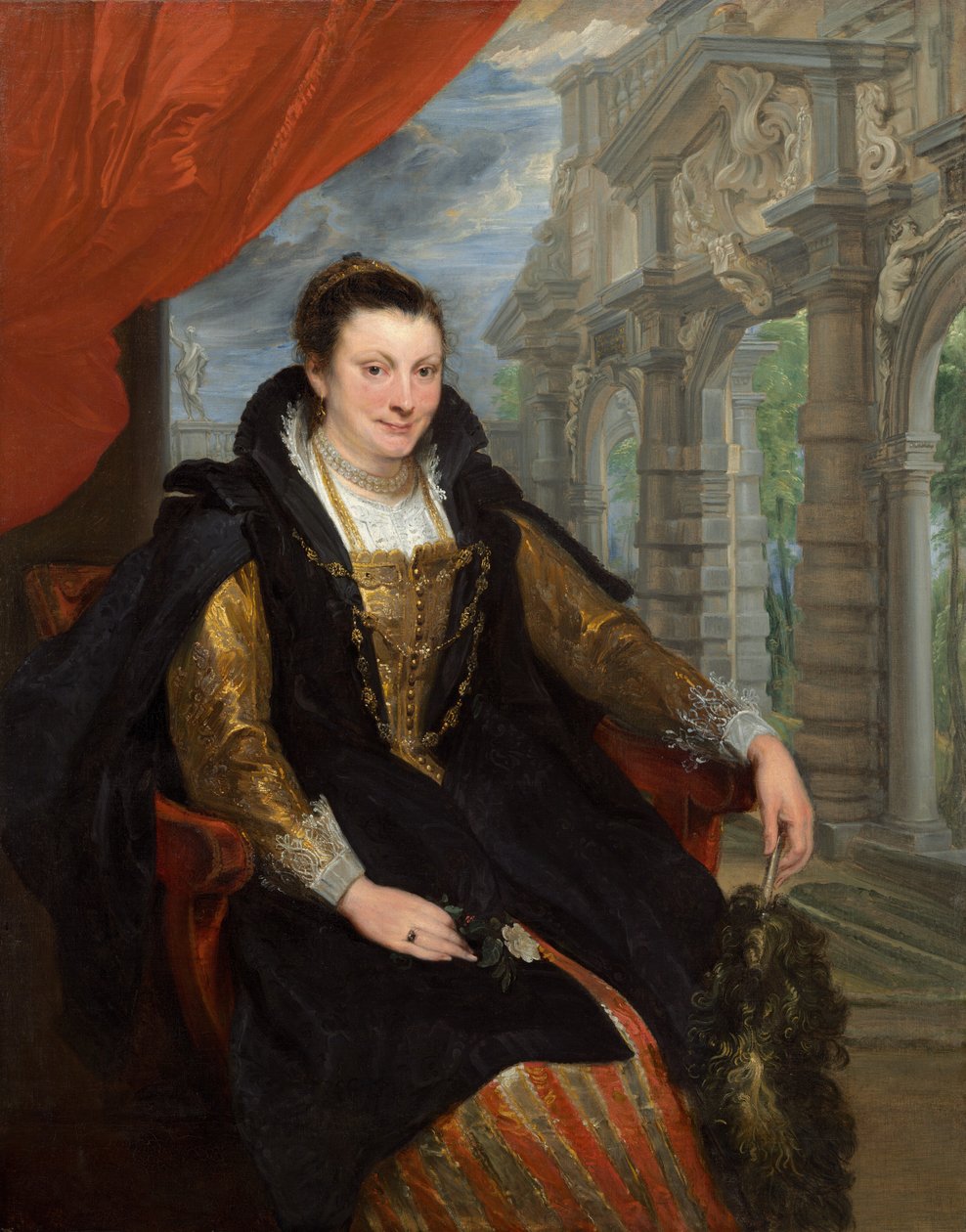 Izabela Brant, 1621. autorstwa Anthony van Dyck