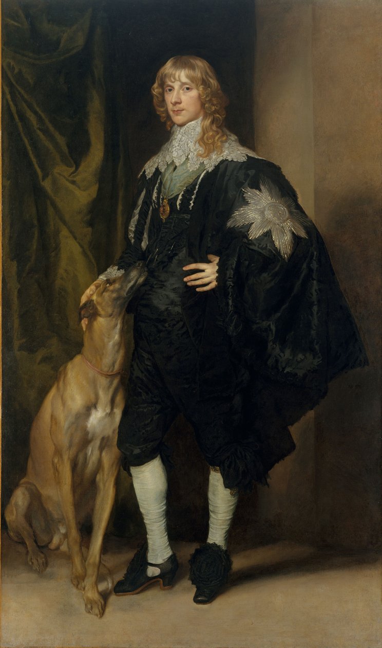James Stuart, książę Richmond i Lennox, ok. 1633-35 autorstwa Anthony van Dyck