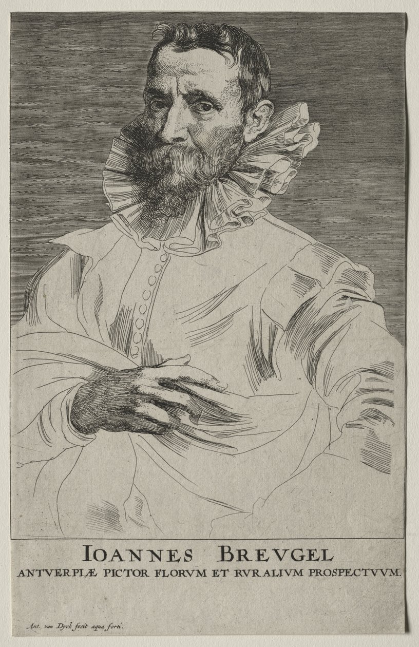 Portret Jana Bruegla autorstwa Anthony van Dyck
