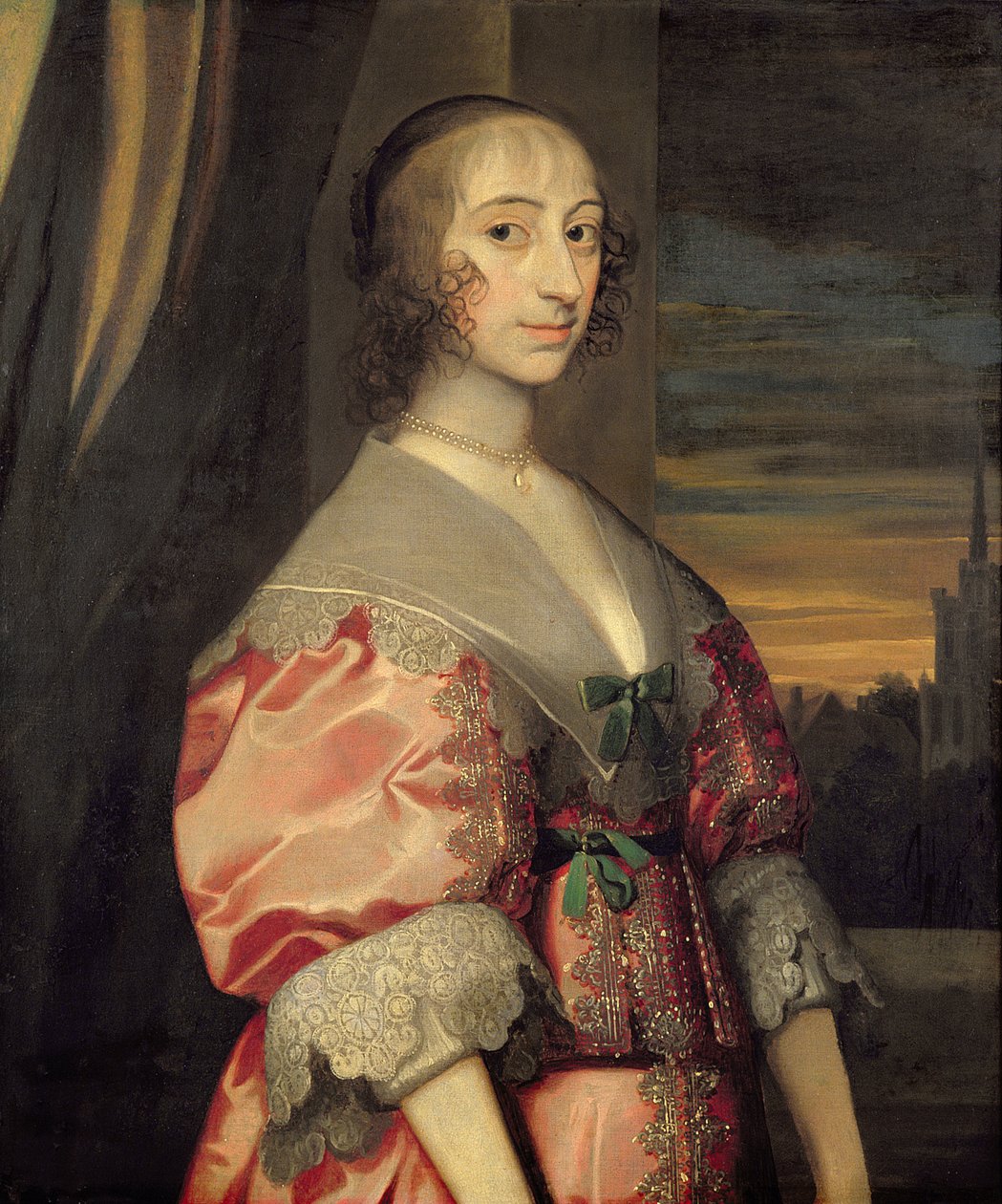 لیډي هوګټن، د لومړۍ بارونیټ میرمن، د 17 پیړۍ پولي autorstwa Anthony van Dyck