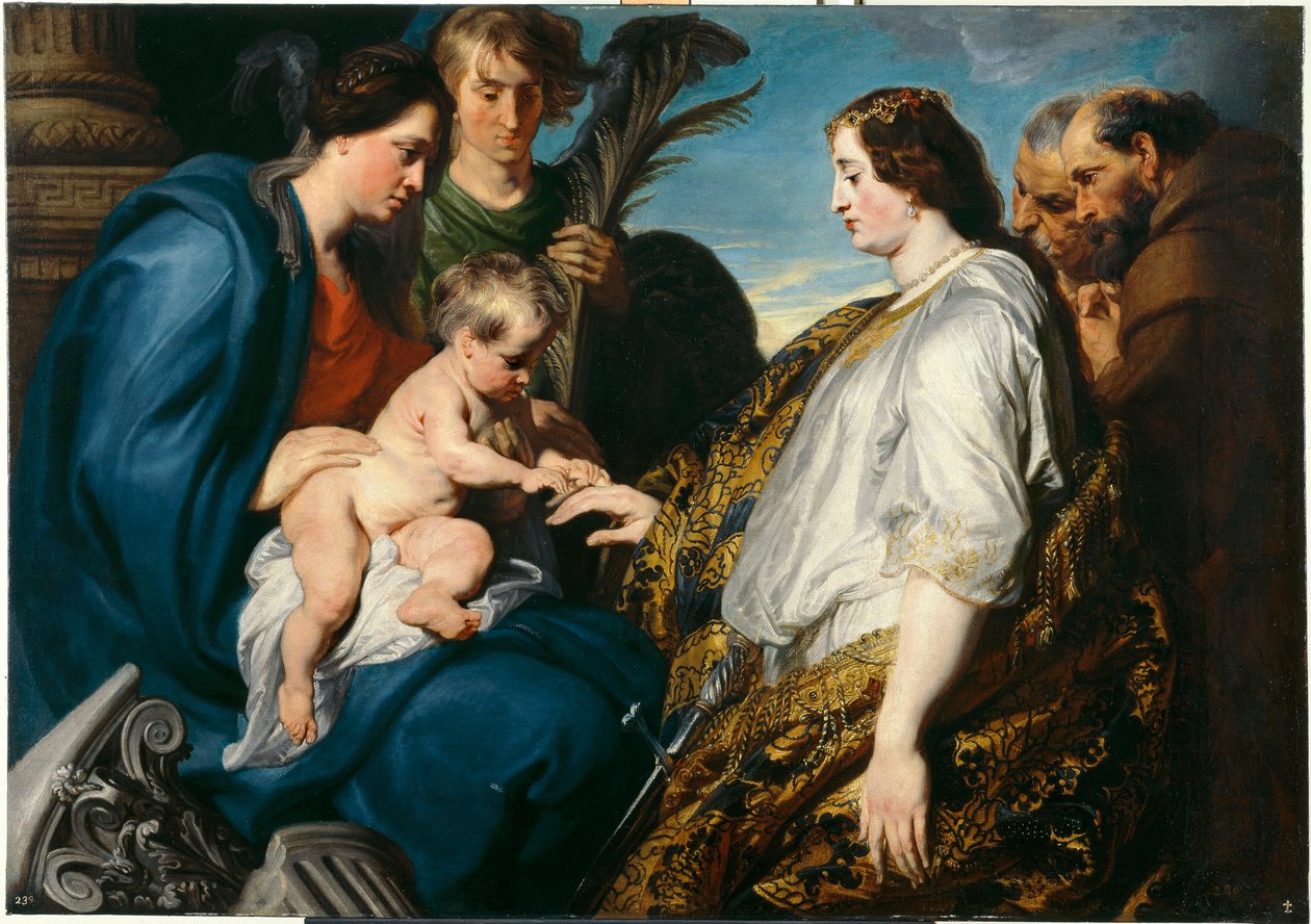 „Le mariage mystique de sainte Catherine” (Mistyczne małżeństwo św. Katarzyny) Peinture d