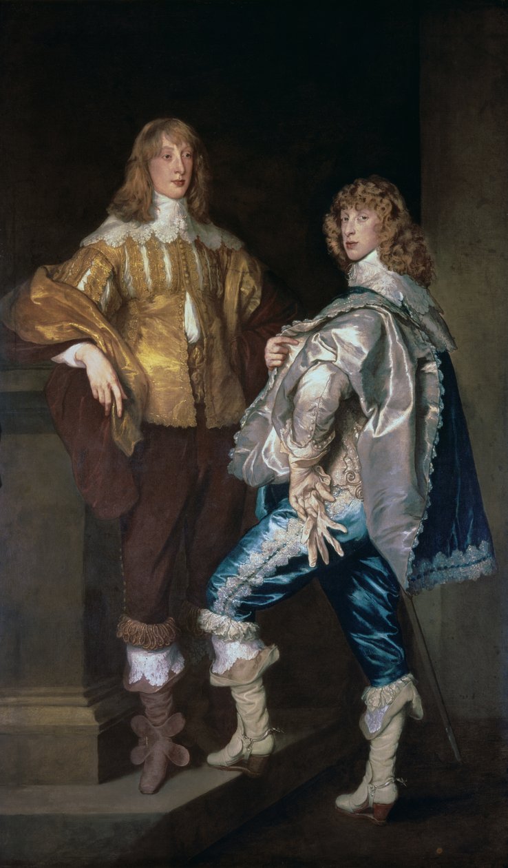 Lord John Stuart i jego brat, Lord Bernard Stuart autorstwa Anthony van Dyck