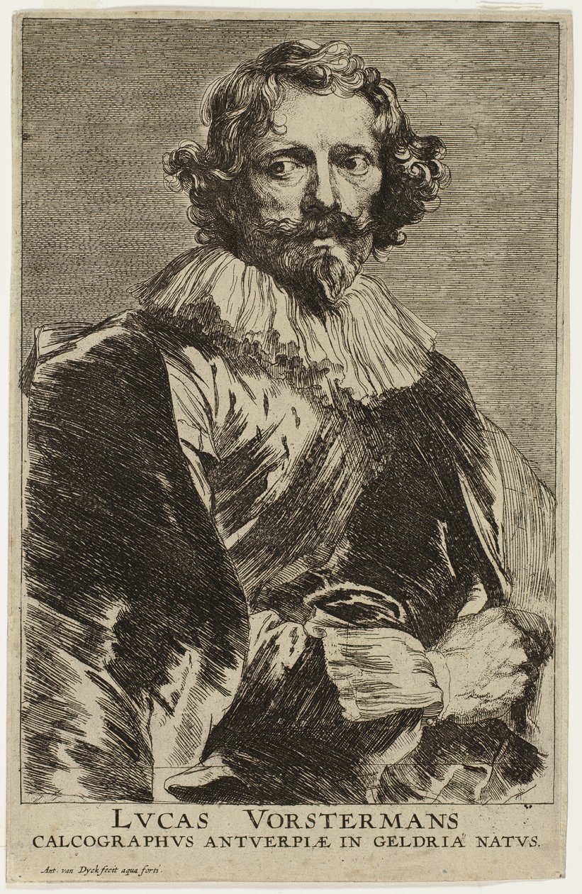Lucas Vorsterman autorstwa Anthony van Dyck