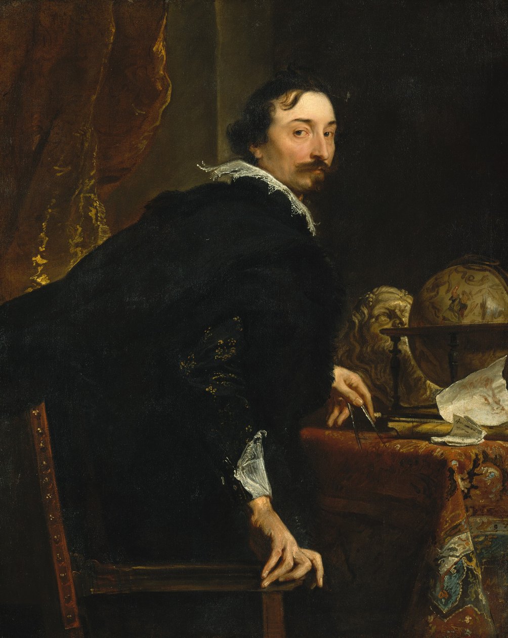 Lucas van Uffel, ok.1622 autorstwa Anthony van Dyck