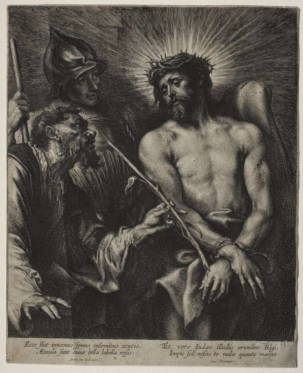 Naśmiewanie się z Chrystusa autorstwa Anthony van Dyck