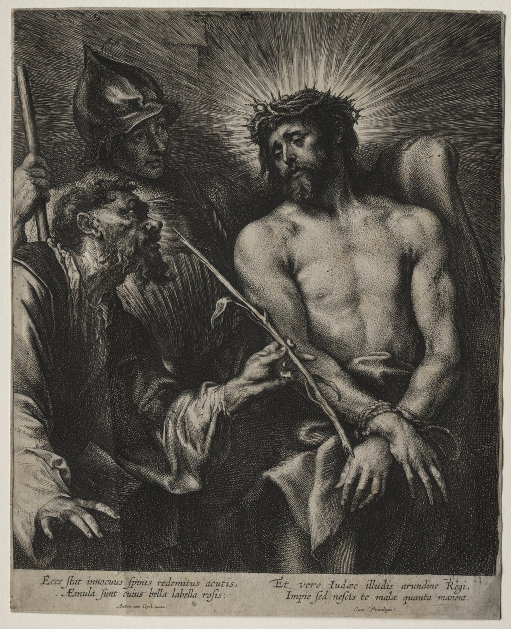 Naśmiewanie się z Chrystusa. autorstwa Anthony van Dyck