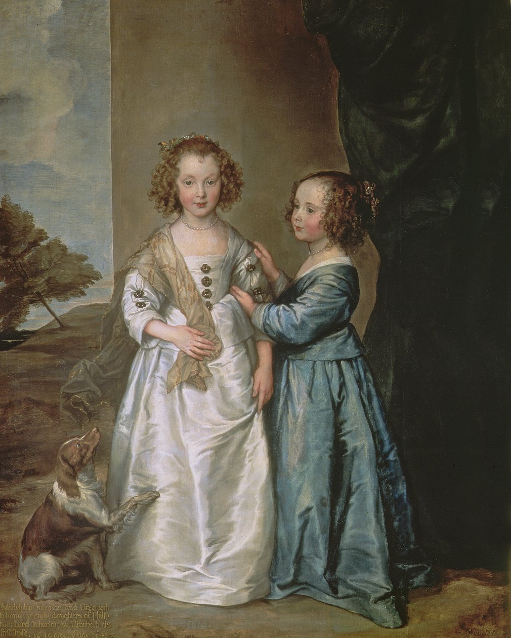 Filadelfia i Elisabeth Wharton autorstwa Anthony van Dyck
