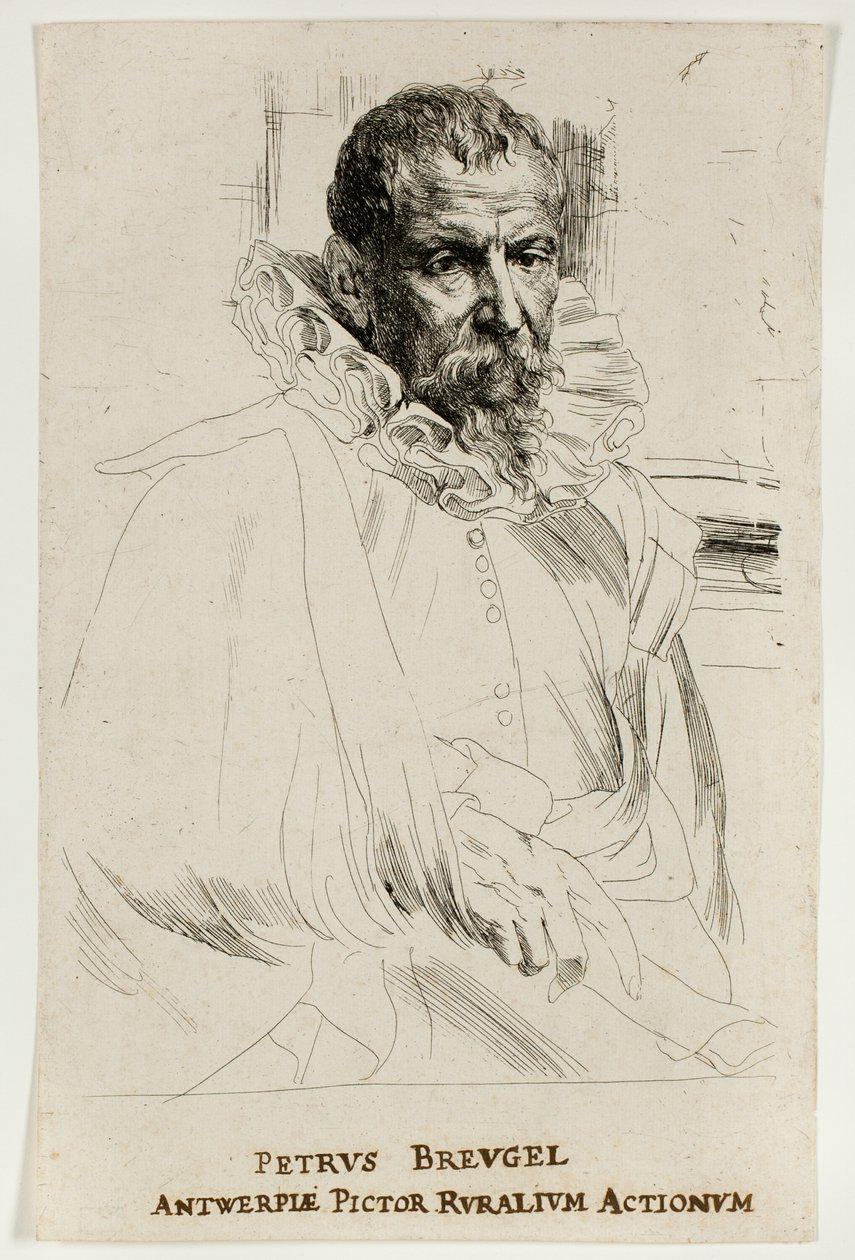 Pieter Brueghel Młodszy autorstwa Anthony van Dyck