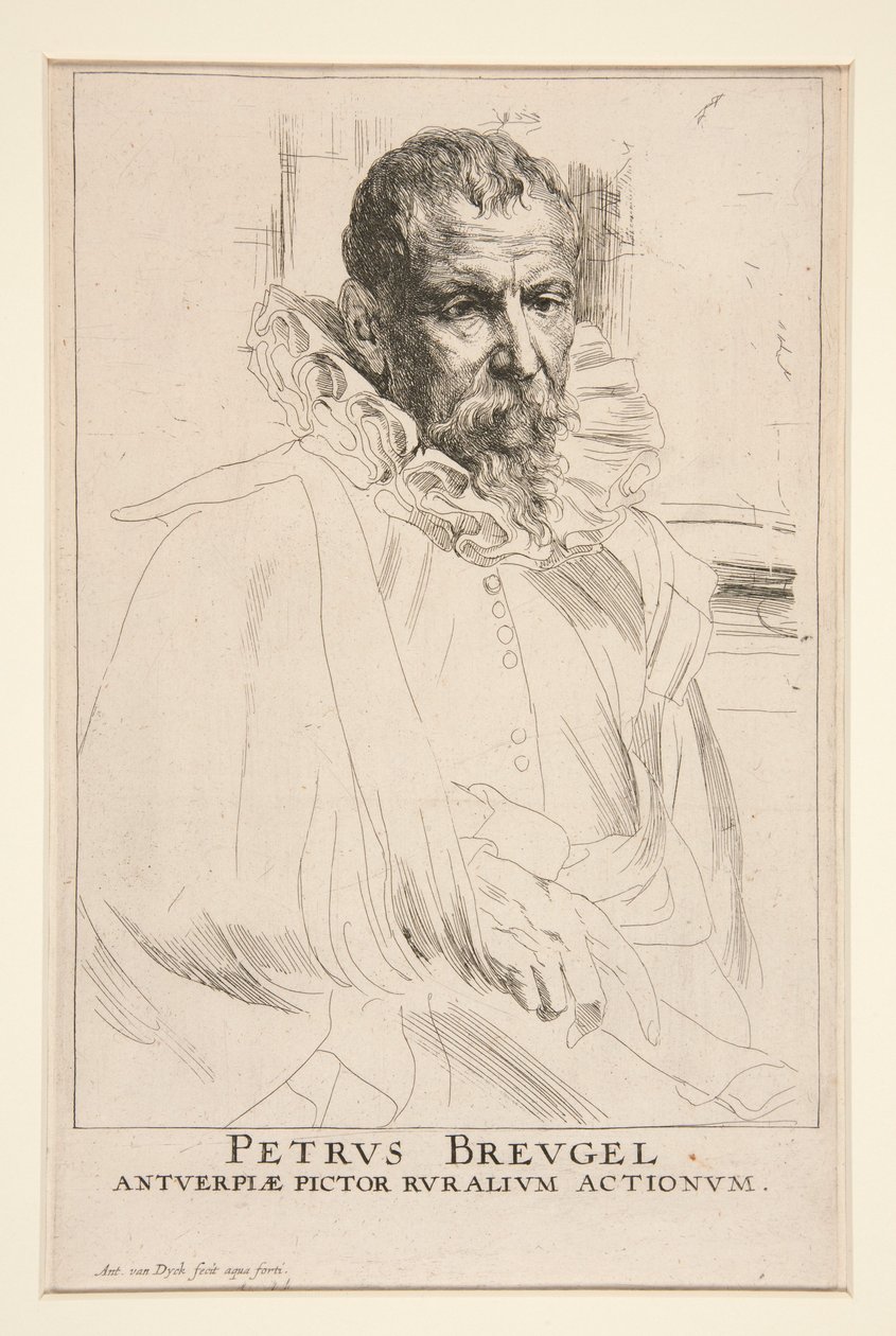 Pieter Brueghel młodszy autorstwa Anthony van Dyck
