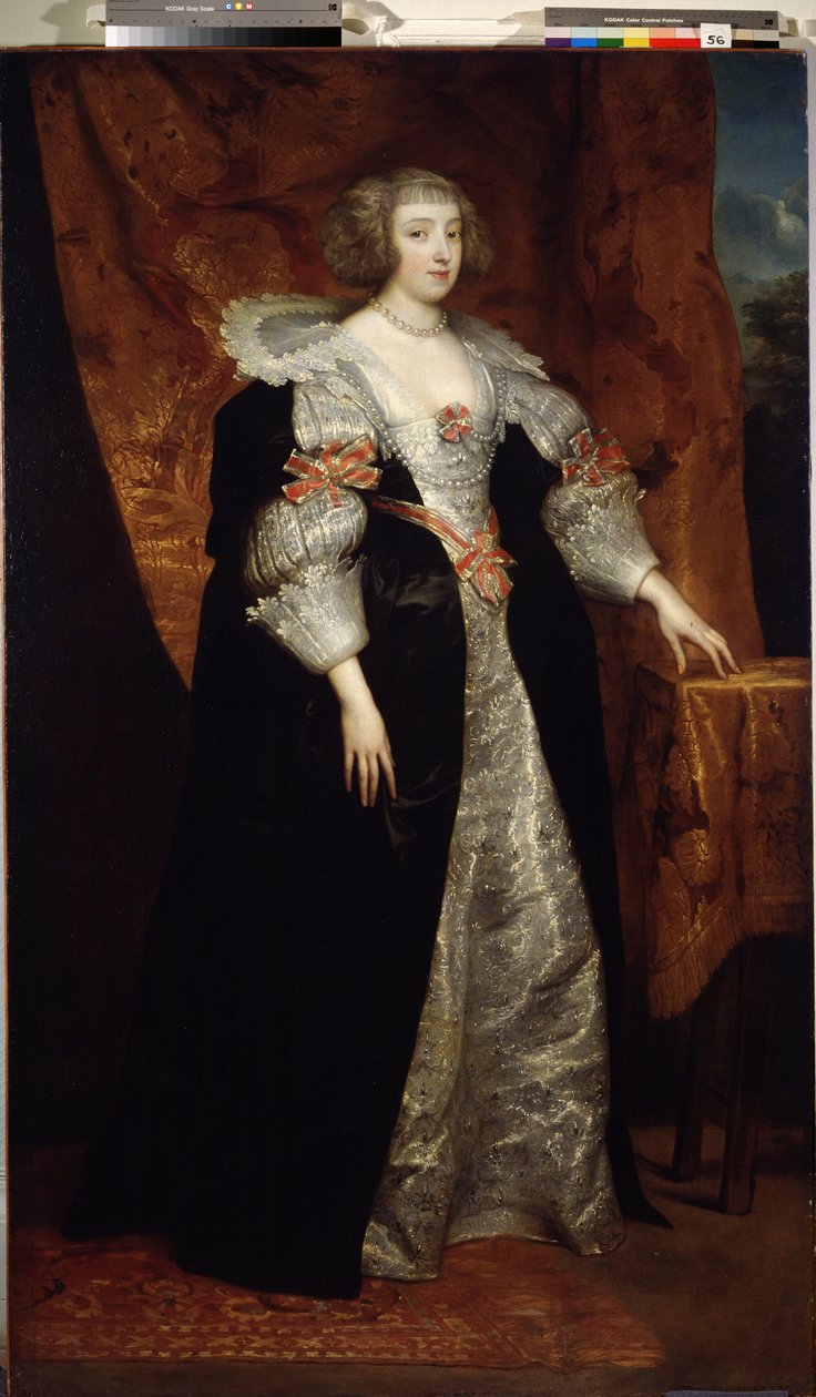 „Portret kobiety holenderskiej szlachty” Obraz sir Antonisa (Antoine, Anthony Or Antoon) van Dycka (1599-1641) XVII-wieczne Państwowe Muzeum Archangielskoje, Moskwa autorstwa Anthony van Dyck