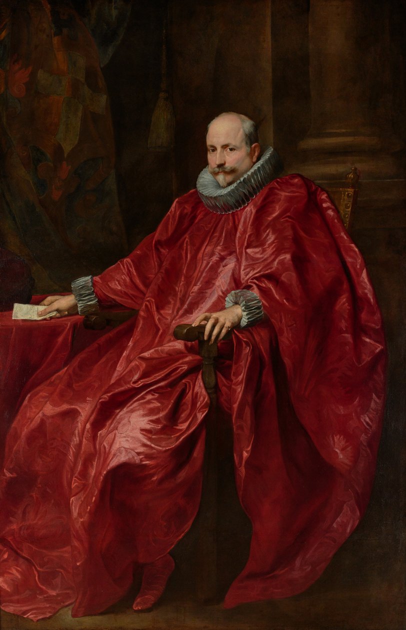 Portret Agostino Pallaviciniego autorstwa Anthony van Dyck