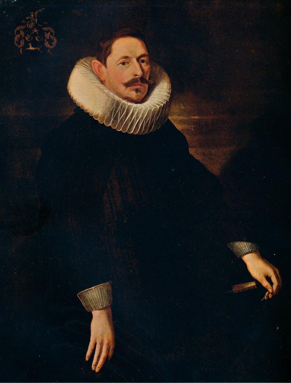 Portret Aleksandra Triesta, Baro Dauweghem, c1630 autorstwa Anthony van Dyck