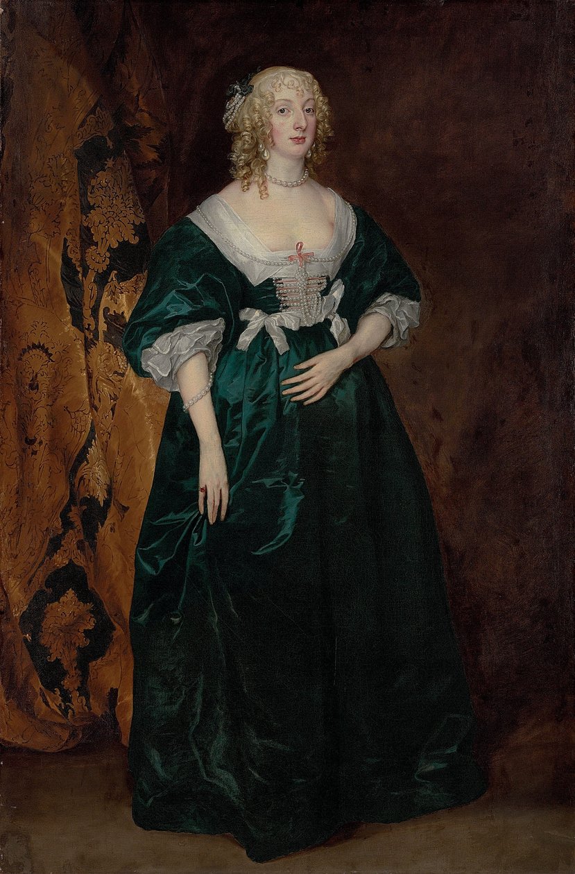 Portret Anny Zofii Herbert, hrabiny Carnarvon (-1695) autorstwa Anthony van Dyck