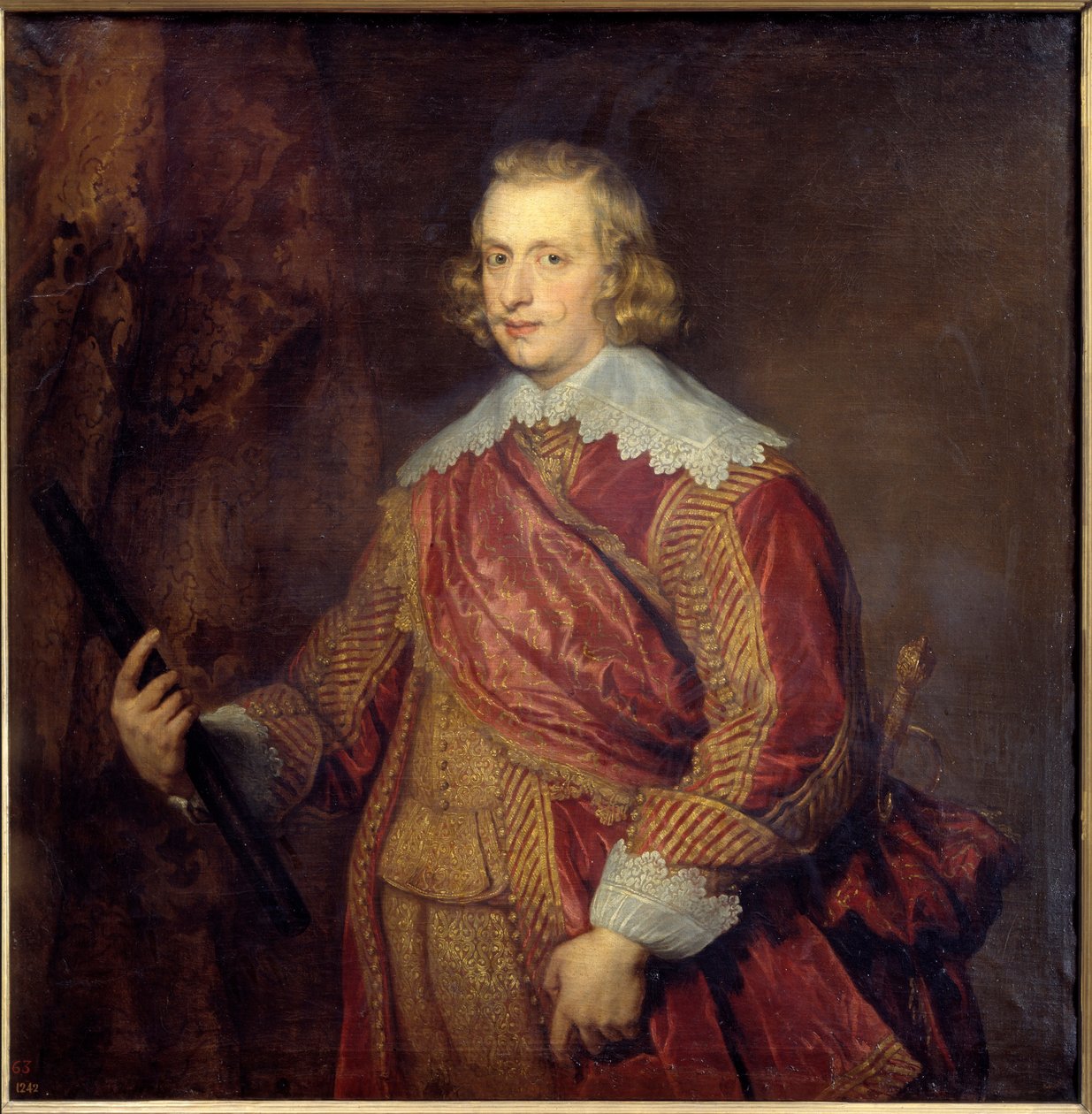 Portret kardynała Infanta Ferdynanda Austrii (1609-1641) Obraz Antona Van Dycka (1599-1641) (ec.flam.) Słońce 1,07x1,06 m Madryt, Muzeum Prado autorstwa Anthony van Dyck