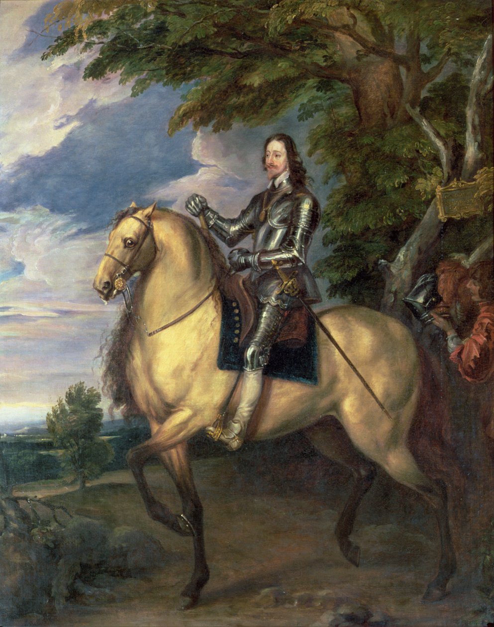 Portret Karola I (1600-49) autorstwa Anthony van Dyck