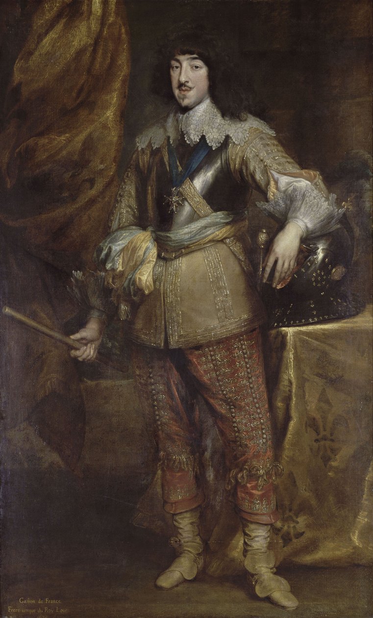 Portret Gastona Francji, księcia Orleanu 1608-1660 autorstwa Anthony van Dyck