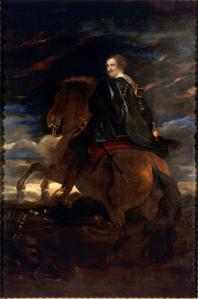 Portret Giovanniego Paolo Balbi na koniu Malarstwo Antonie Van Dyck (1599-1641) 1627 niedziela 266x198 cm Mamiano di Traversetolo, Fundacja Magnani Rocca autorstwa Anthony van Dyck