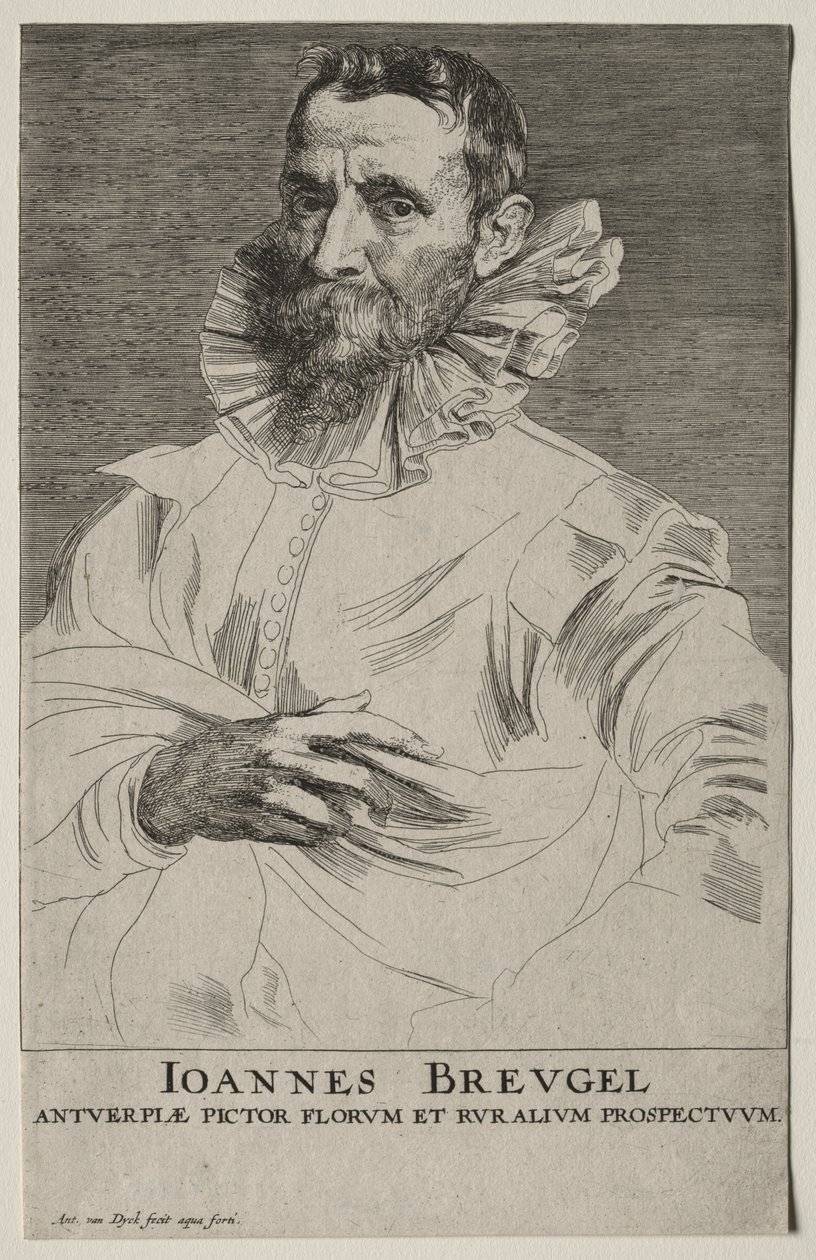 Portret Jana Bruegla autorstwa Anthony van Dyck