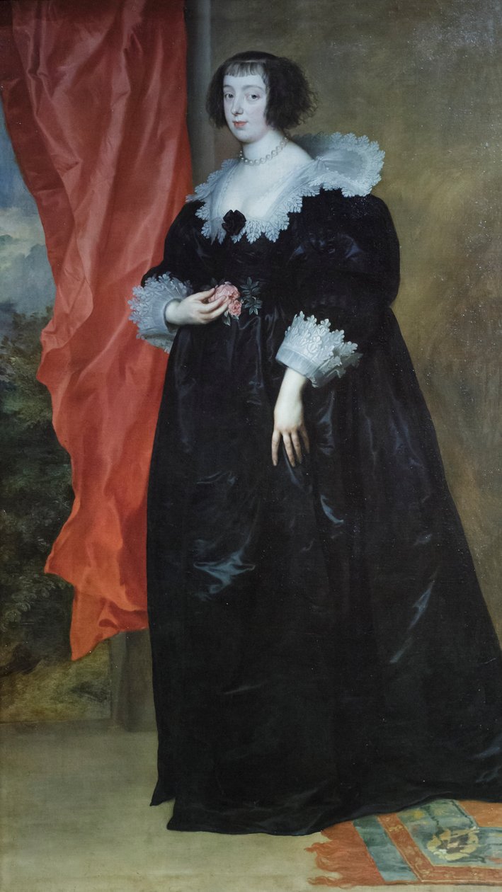 Retrato de Marguerite de Lorraine, duquesa de Orleans (?)polonês autorstwa Anthony van Dyck