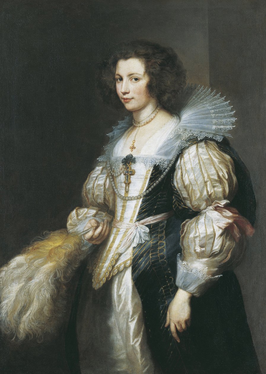 Portret Marii de Tassis (1611-1638), ok. 1629-1630 (olej na płótnie) autorstwa Anthony van Dyck