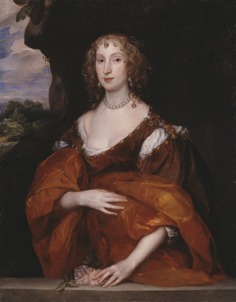 Portret Mary Hill, lady Killigrew  autorstwa Anthony van Dyck