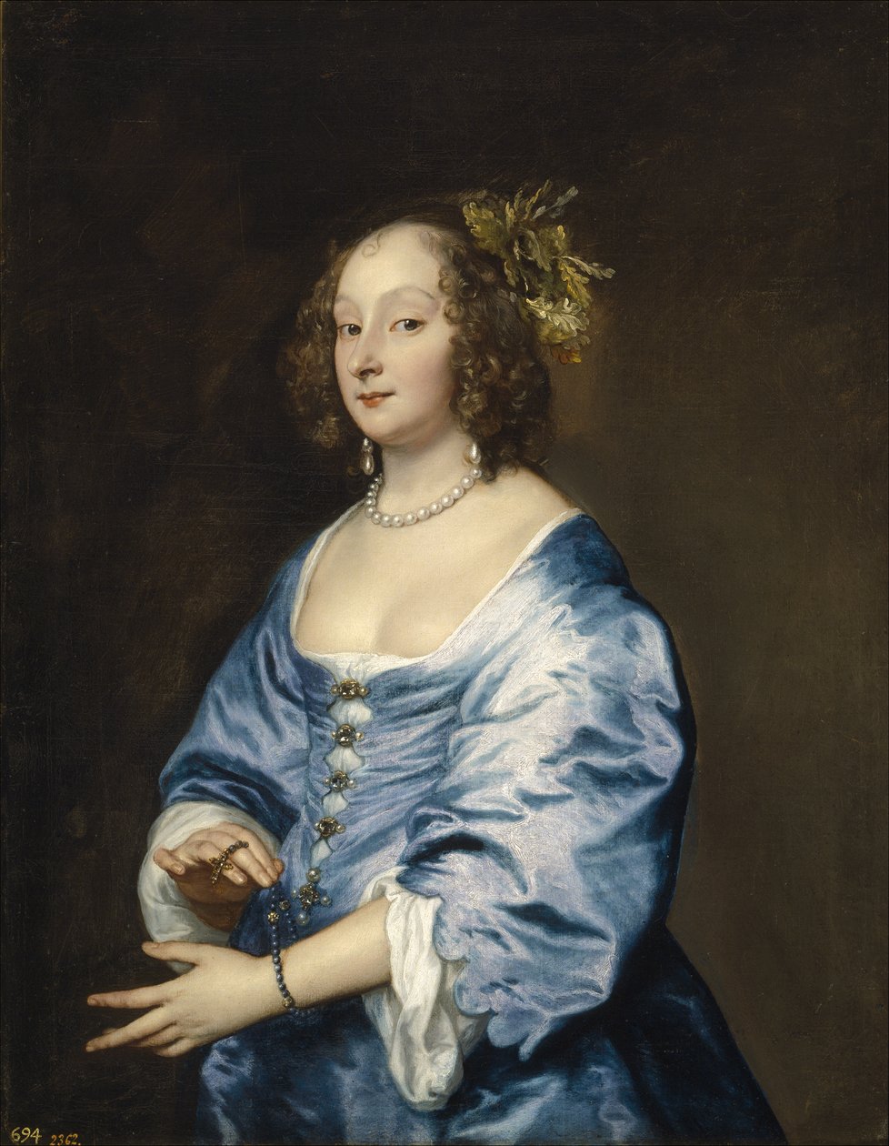 Portret Marii z domu Ruthven, Lady van Dyck autorstwa Anthony van Dyck