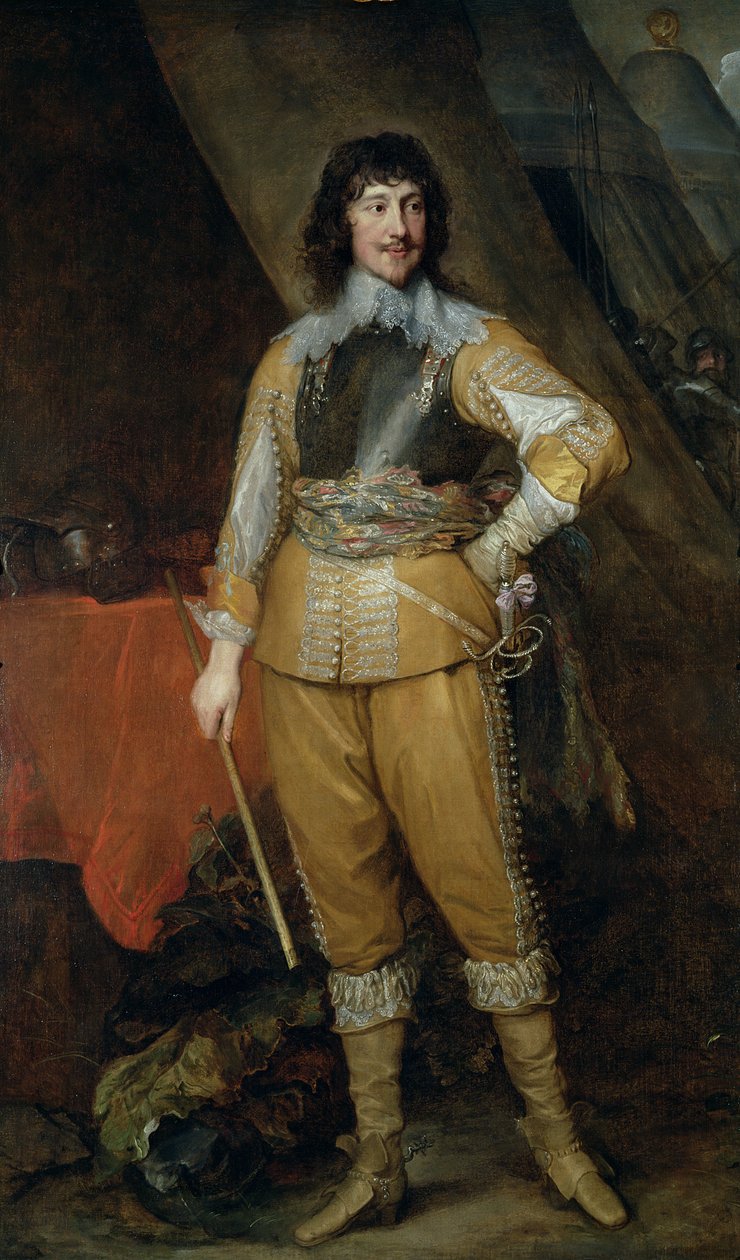 Portret Mountjoya Blounta, hrabiego Newport (ok. 1597-1666) ok. 1637-8 autorstwa Anthony van Dyck