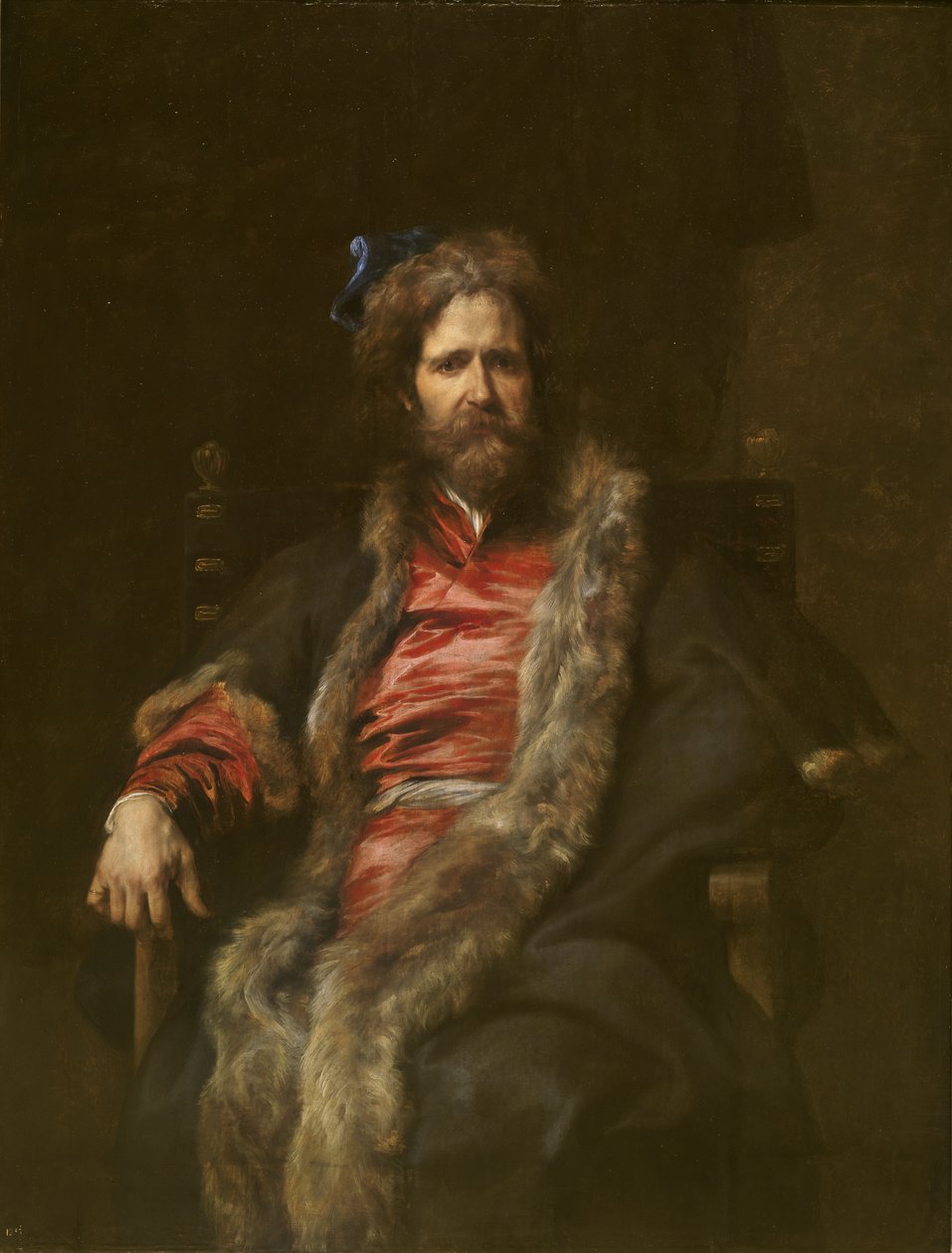Portret malarza Martina Ryckaerta 1587-1631 autorstwa Anthony van Dyck