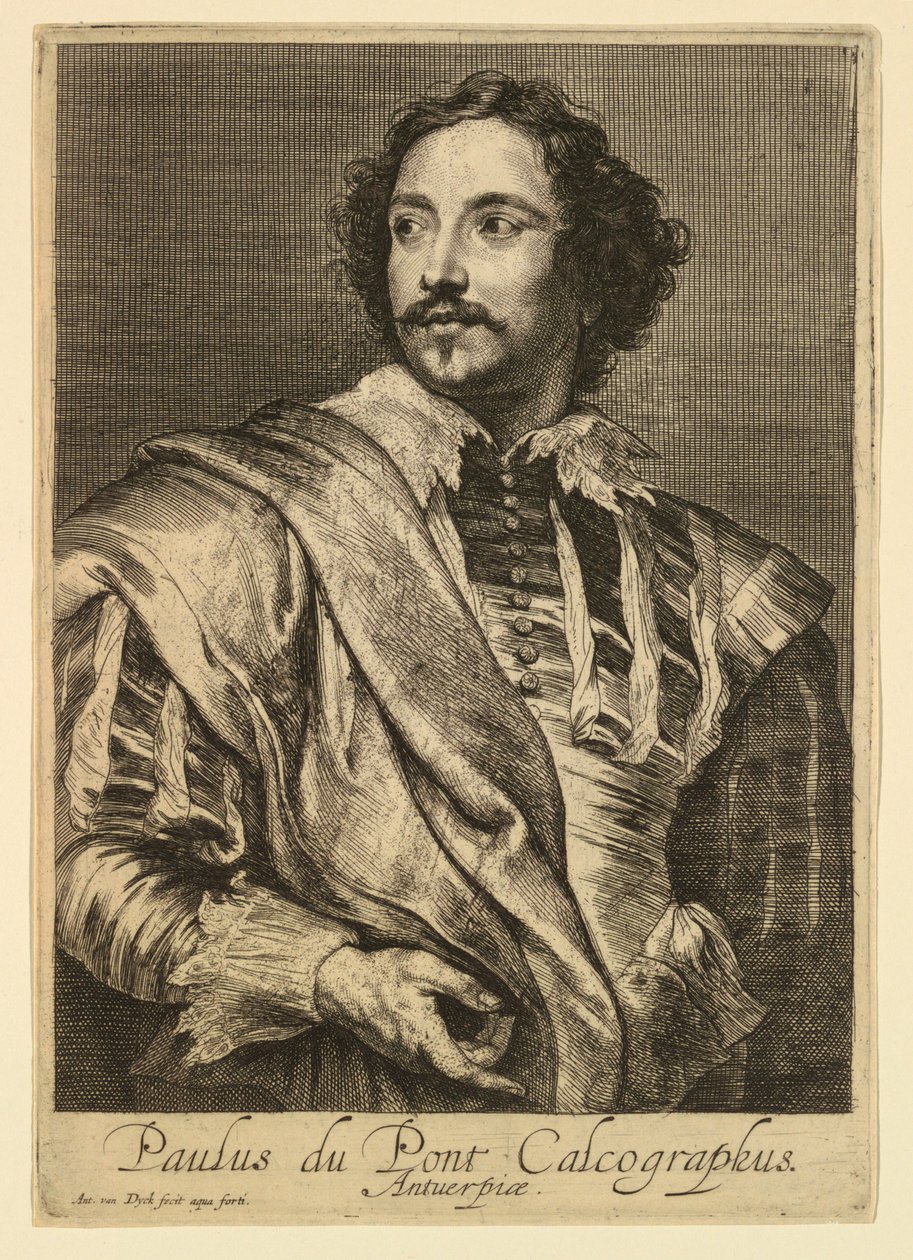 Portret Paulusa Poncjusza z Ikon Książąt Men autorstwa Anthony van Dyck