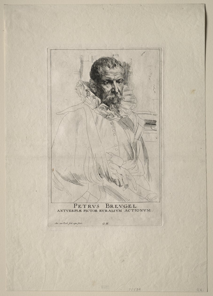 Portret Pietera Brughela autorstwa Anthony van Dyck