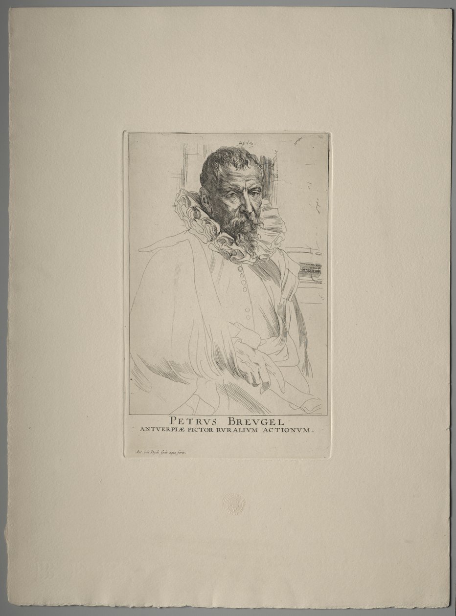 Portret Pietera Bruegla autorstwa Anthony van Dyck