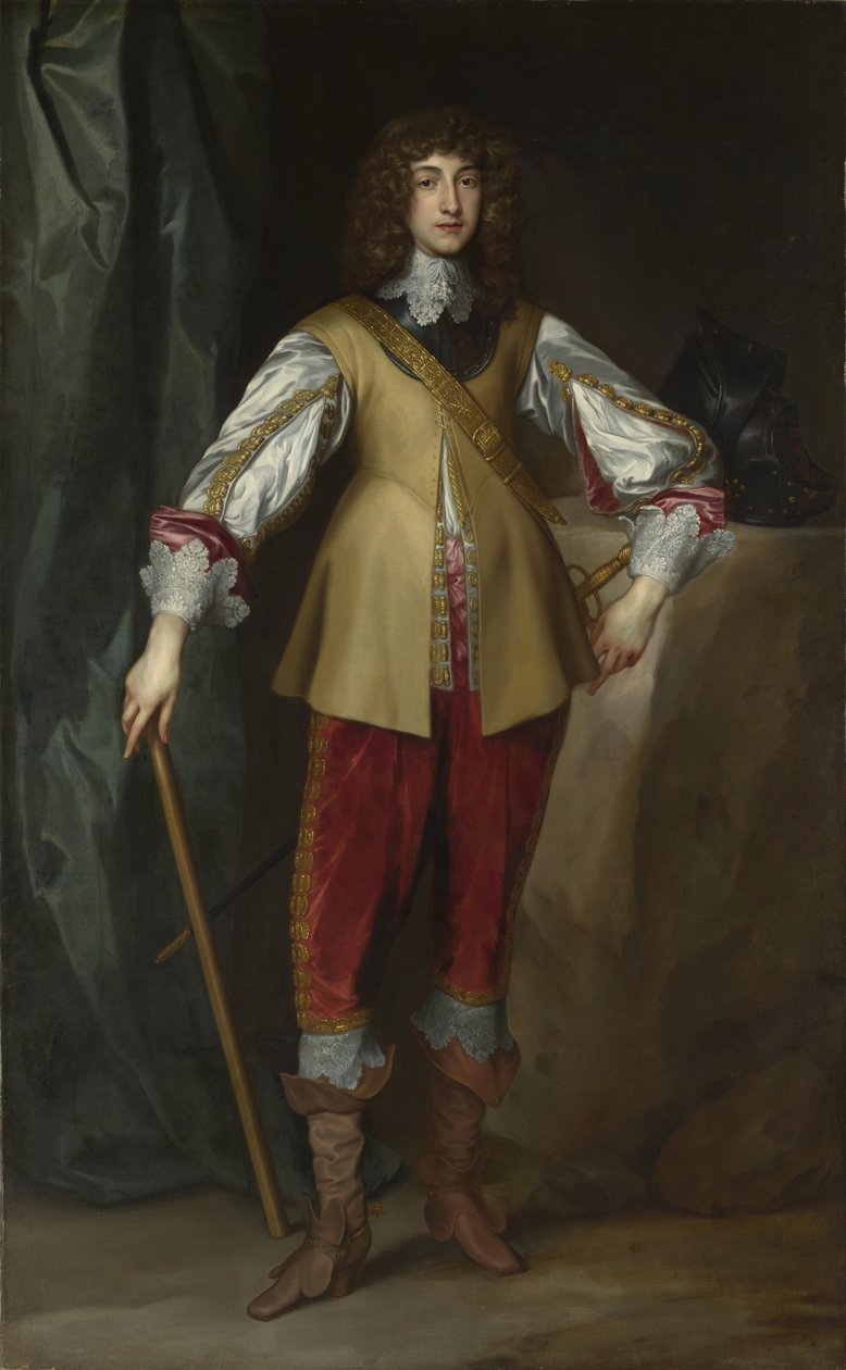 Portret księcia Ruperta z Renu 1619-1682, księcia Cumberland, ok. 1637 autorstwa Anthony van, Dyck