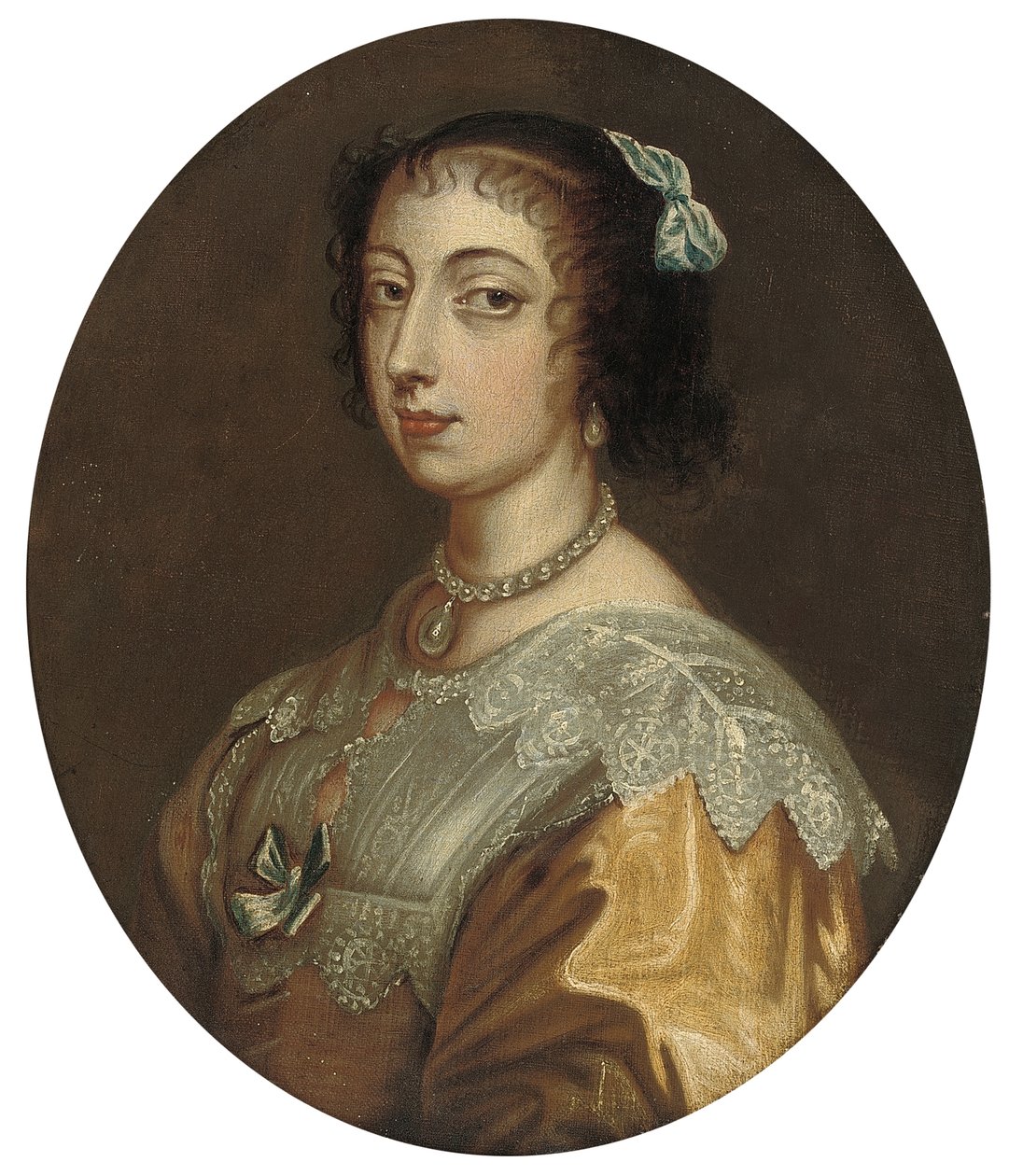 Portret królowej Henrietty Marii autorstwa Anthony van Dyck