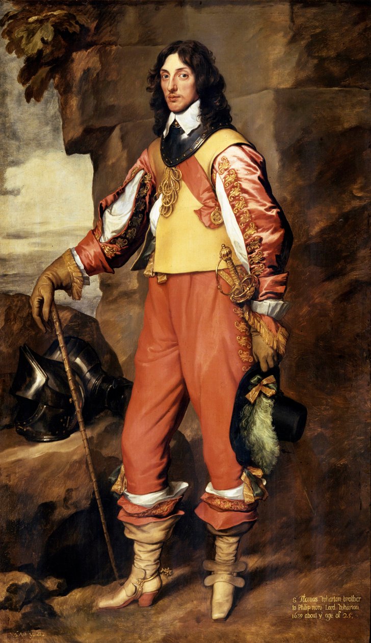 Portret sir Thomasa Whartona, 1639. autorstwa Anthony van Dyck