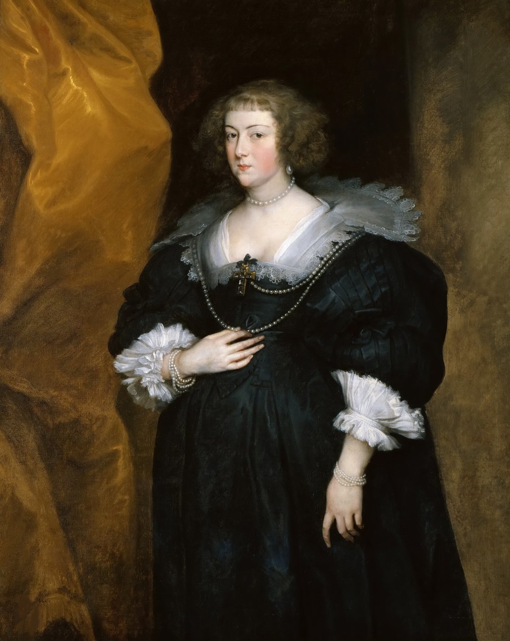 Portret damy, ok. 1930 r. 1635. autorstwa Anthony van Dyck