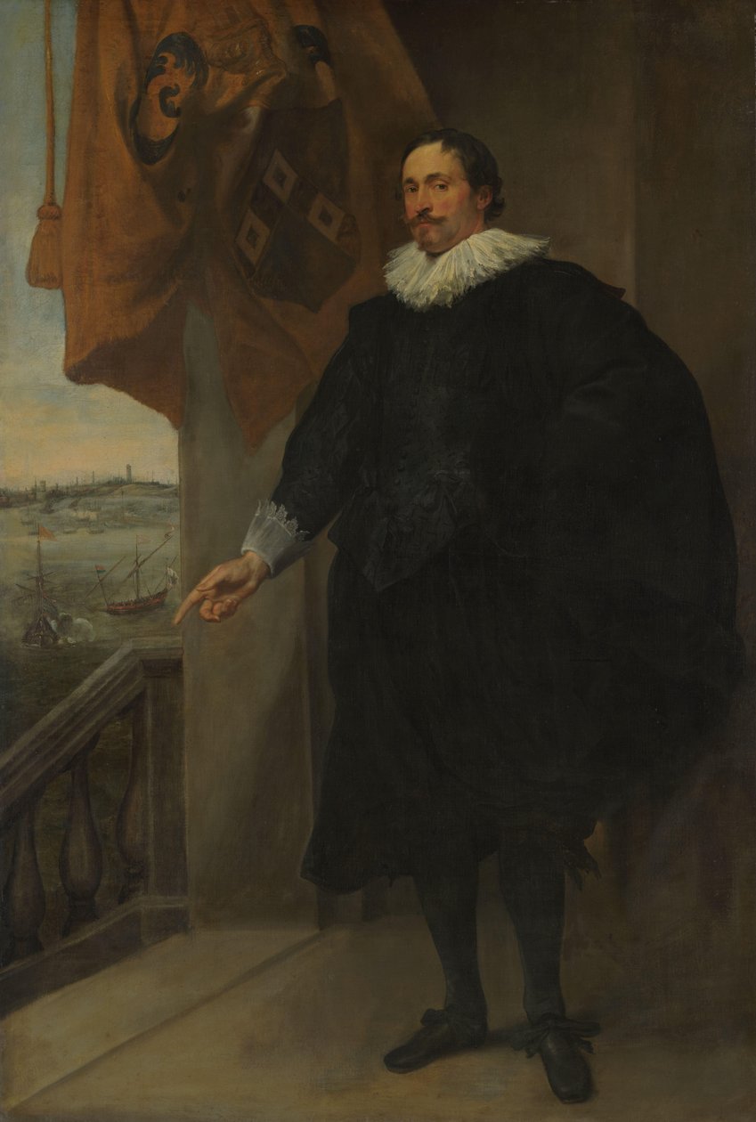 Portret szlachcica, prawdopodobnie Adriaana van der Borcht autorstwa Anthony van Dyck