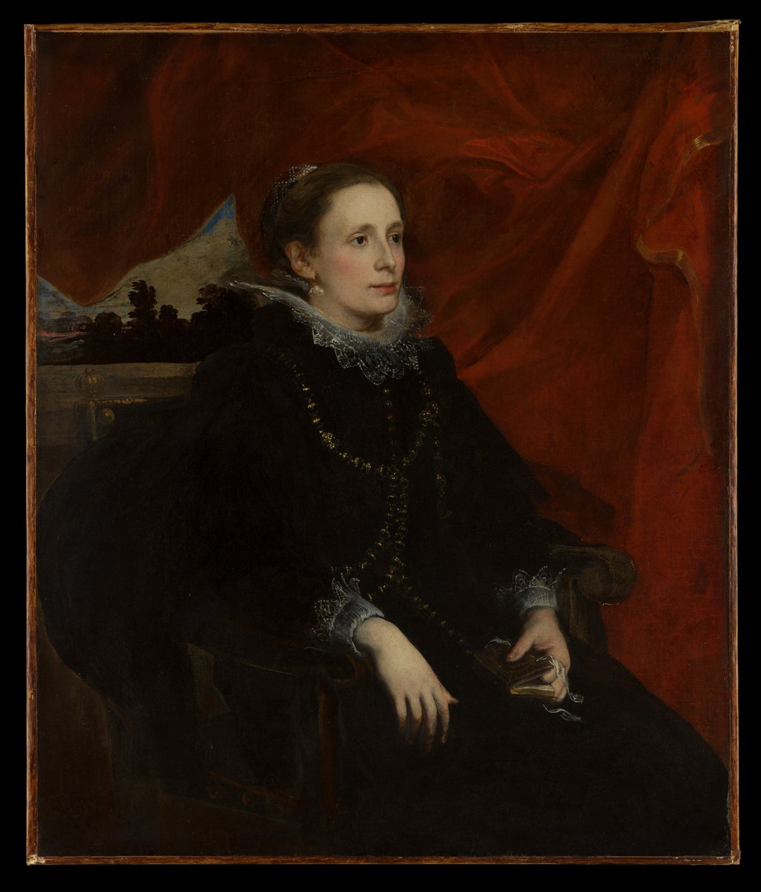 Portret kobiety, zwanej markizą Durazzo autorstwa Anthony van Dyck