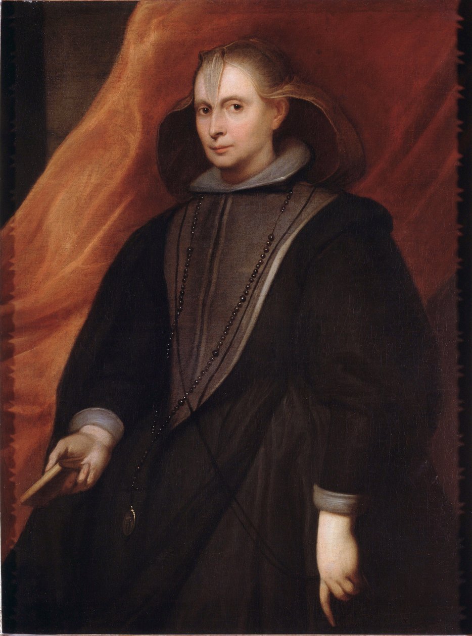 Portret damy z Genui (olej na płótnie) autorstwa Anthony van Dyck
