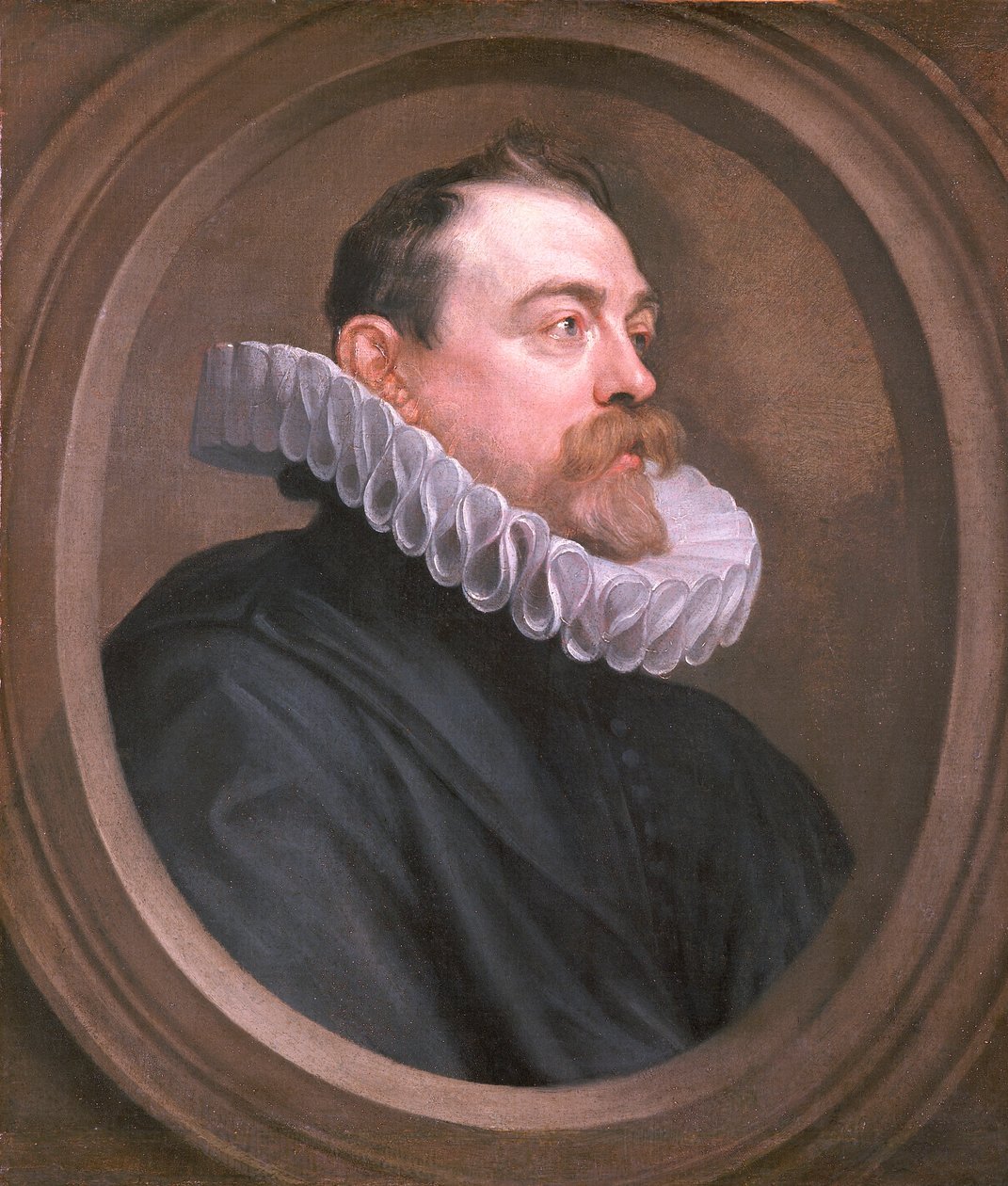 Portret mężczyzny, długość biustu, ok. 1620-1640. autorstwa Anthony van Dyck
