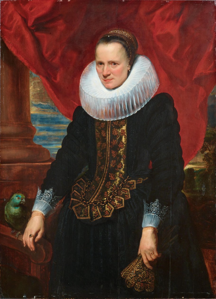 Portret kobiety z dużą kryzą autorstwa Anthony van Dyck