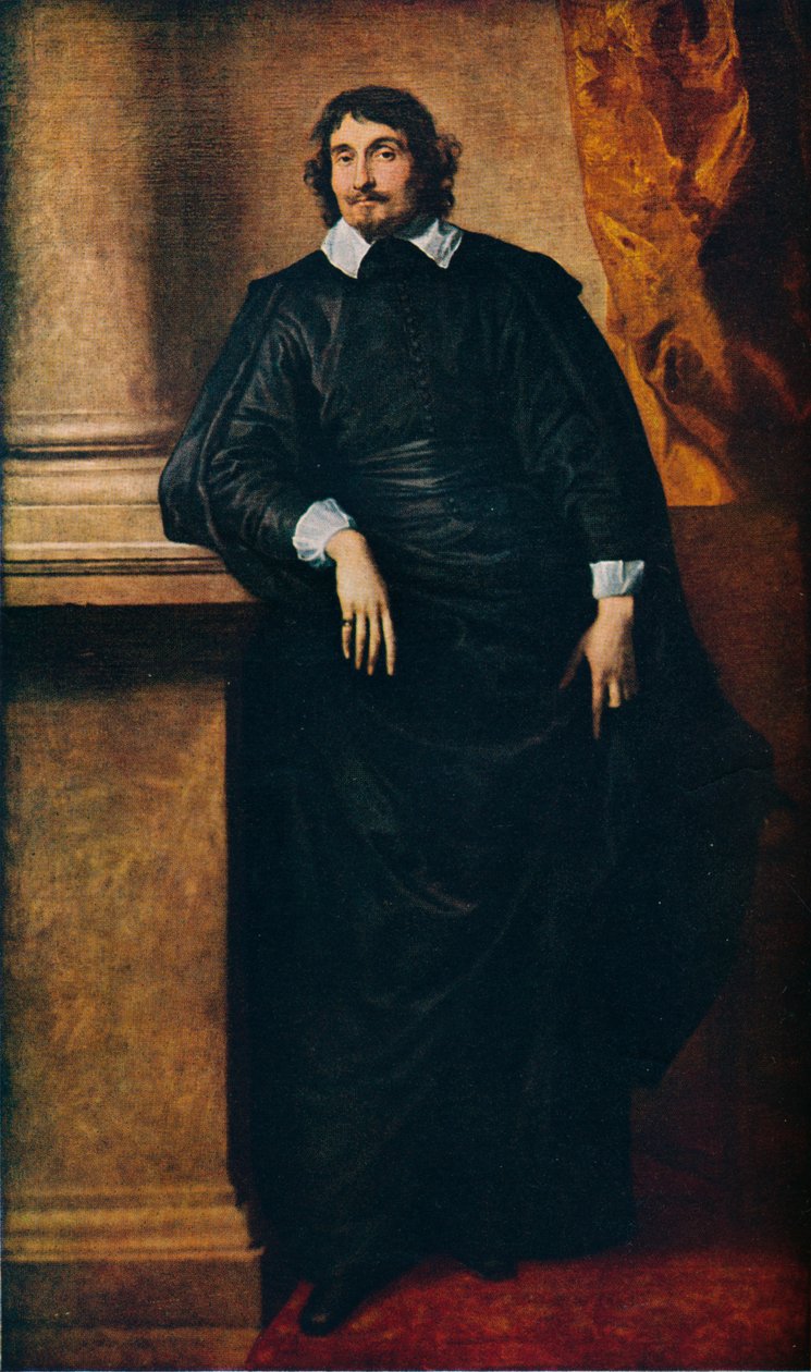Portret opata Scaglia, 1634 autorstwa Anthony van Dyck
