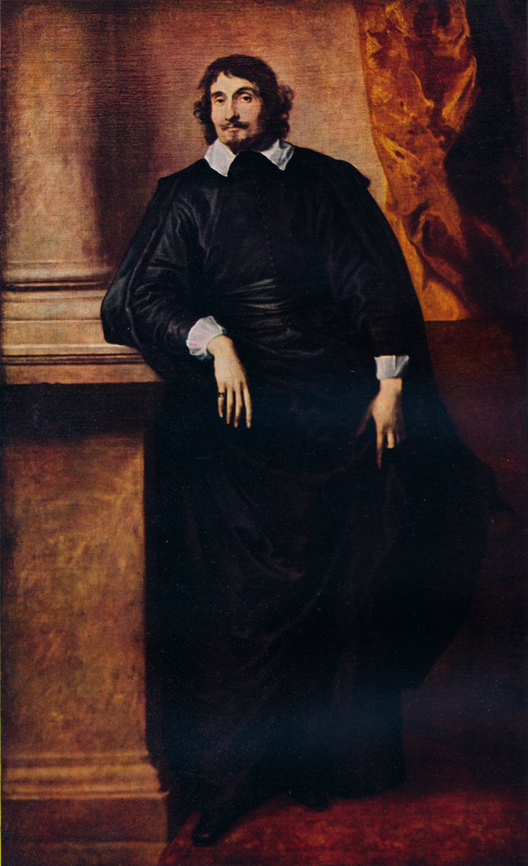 Portret opactwa Scaglia, 1634 autorstwa Anthony van Dyck