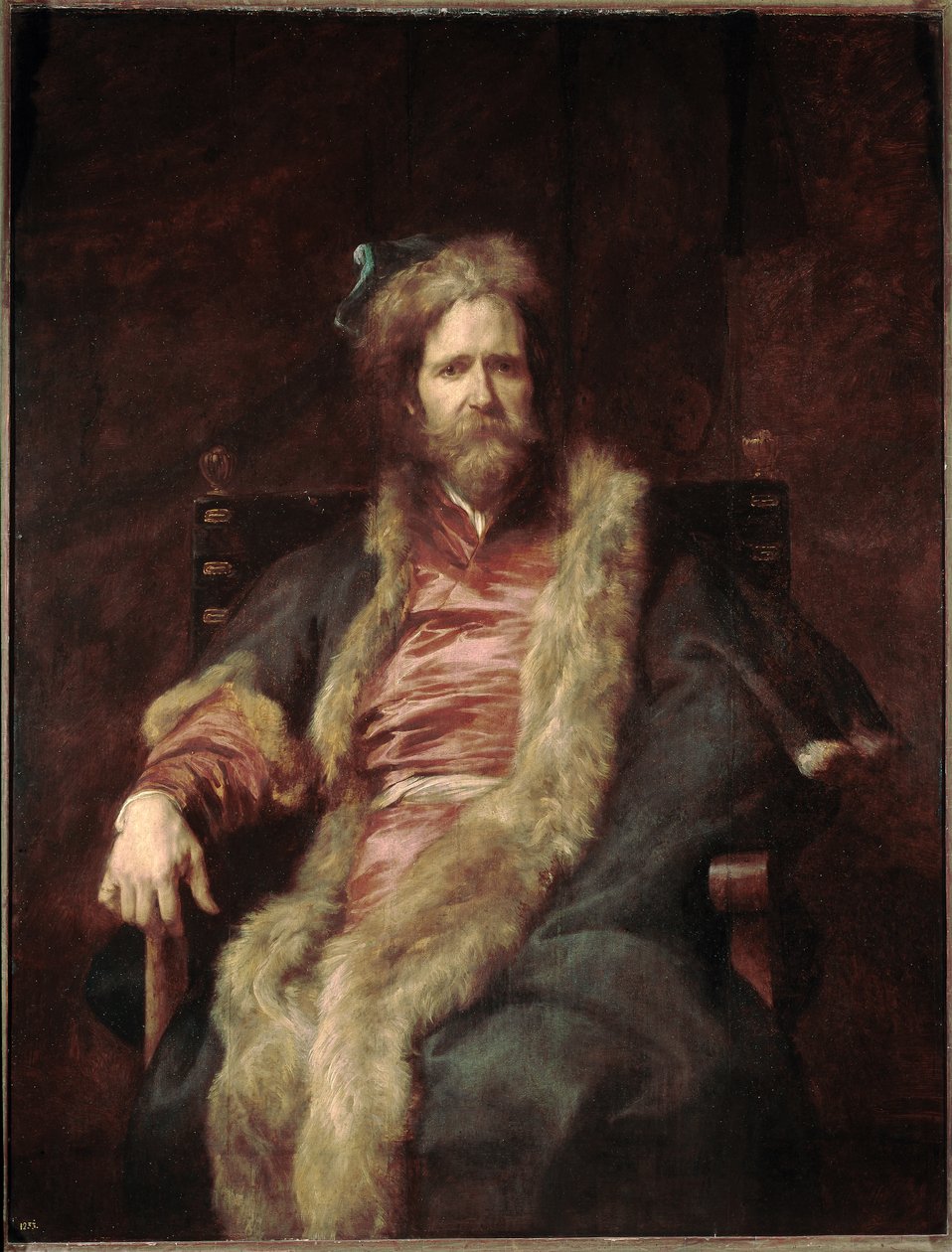 Portret malarza Martena Rijckaerta, ok. 1631 r. (olej na desce) autorstwa Anthony van Dyck